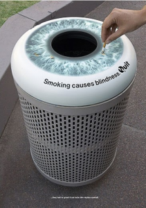 smoking causes blindness